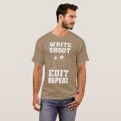 Write Shoot Edit Editor in Chief Gift family T-Shirt (Vorne ganz)