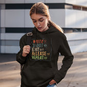 Write Shoot Edit Release Repeat - Filmmaking Hoodie
