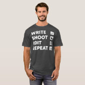 Write Shoot Edit Repetier Videographer Premium T-Shirt (Vorne ganz)