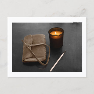 Write to Dream by Approachable Wolf J. H. Thornton Postkarte