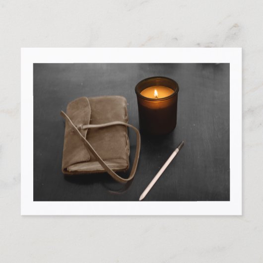 Write to Dream by Approachable Wolf J. H. Thornton Postkarte (Vorderseite)