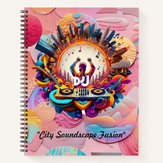 "Write Urban Symphony" Notizblock (Vorderseite)