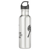 Write Without Fear Edit Without Mercy Writers Edelstahlflasche (Vorderseite)