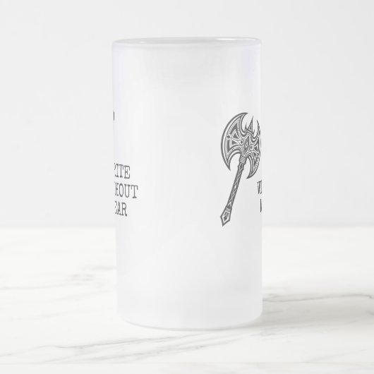 Write Without Fear Edit Without Mercy Writers Mattglas Bierglas (Mittel)