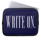 WriteOn1Blk.png Laptopschutzhülle (Vorderseite)