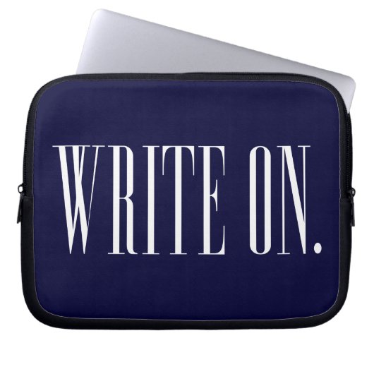 WriteOn1Blk.png Laptopschutzhülle (Vorderseite)