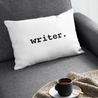 Writer Accent Pillow Dekokissen