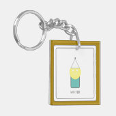 WRITER Acrylic Schlüsselanhänger von Poet Adiela A (Vorderseite links)