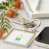 WRITER Acrylic Schlüsselanhänger von Poet Adiela A (Vorderseite rechts)