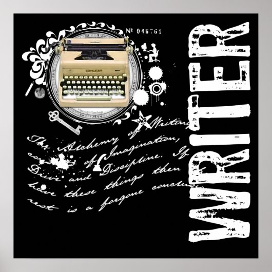 Writer Alchemy Poster (Vorne)