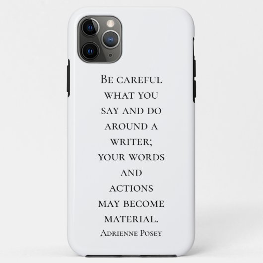 Writer Apple iPhone 11 Pro Max Phone Cover (Rückseite)