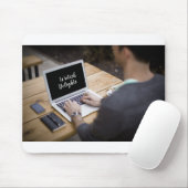 Writer at Work / Writish Delights (© Mira) Mousepad (Mit Mouse)