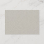 Writer/Author Business Card Visitenkarte (Rückseite)