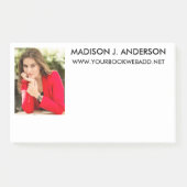 Writer Author Foto Post-it Klebezettel (Vorderseite)