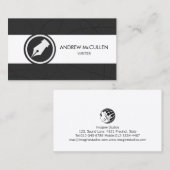 Writer Author Literary Visitenkarte (Vorne/Hinten)