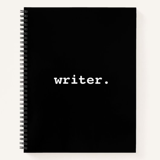 Writer Black Notizblock (Vorderseite)