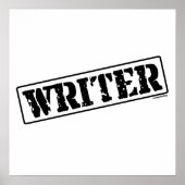 Writer-Briefmarke Poster (Vorne)