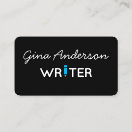 Writer Business Card Visitenkarte