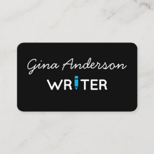Writer Business Card Visitenkarte