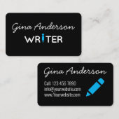 Writer Business Card Visitenkarte (Vorne/Hinten)