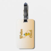 Writer Chick Gepäckanhänger (Rückseite vertikal)