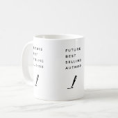 Writer Coffee Tasse (Vorderseite Links)
