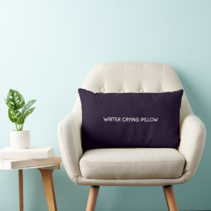 Writer Cry Cushion Lendenkissen