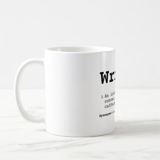 Writer Definition-Tasse Kaffeetasse (Links)