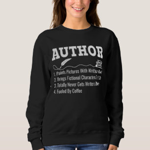 Writer Definition Writer Author Sweatshirt