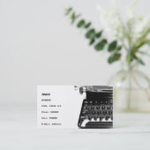 Writer Editor Author Novelist Book Business Card Visitenkarte (Stehend Vorderseite)