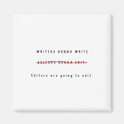 Writer/Editor-Magnet Magnet (Vorne)