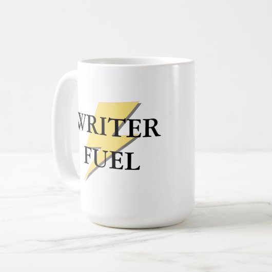 Writer Fuel Tasse (Vorderseite Links)