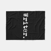 Writer Funny Writing Book Au Novelist Gift Christm Fleecedecke (Vorderseite (Horizontal))