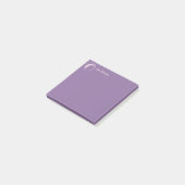 Writer Lila Macaroon Post-it Klebezettel (angewinkelt)