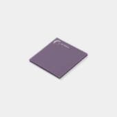 Writer Lila Macaroon Post-it Klebezettel (angewinkelt)