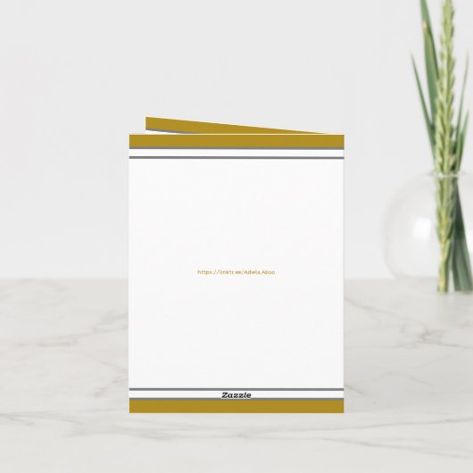 WRITER Note Card von Poet Adiela Akoo (Rückseite)