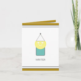 WRITER Note Card von Poet Adiela Akoo