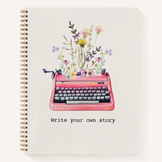 Writer Notebook, schreiben Sie Ihre eigene Geschic Notizblock (Vorderseite)