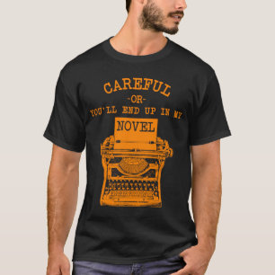 Writer Novel Niedlich Book Writing Teacher Men Wom T-Shirt