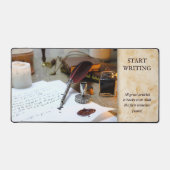 Writer oder Blogger Inspiration Zitat Schreibtischunterlage (Vorderseite)