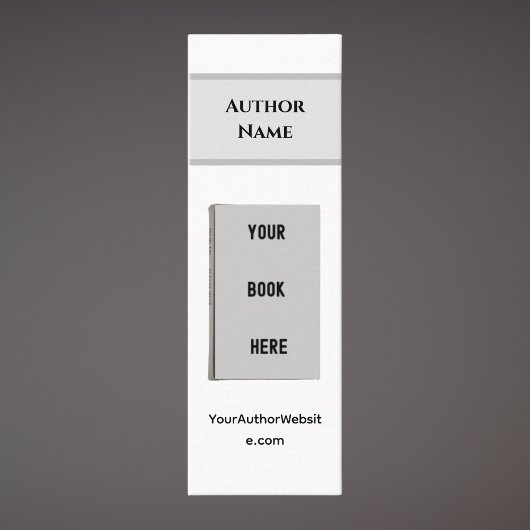 Writer or Author Mini Bookmark For Promotions Mini Visitenkarte