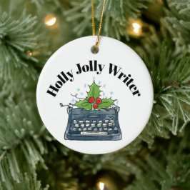 Writer Ornament Christmas Keepake Retro #1