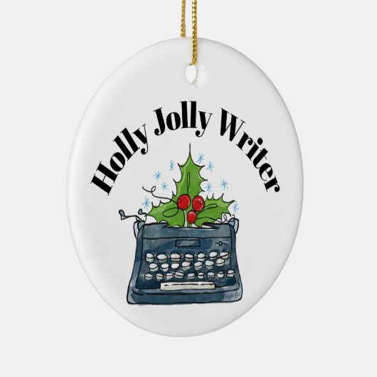Writer Ornament Christmas Keepake Retro #1 (Rechts)