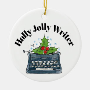 Writer Ornament Christmas Schreibmaschine #1
