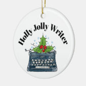 Writer Ornament Christmas Schreibmaschine #1 (Links)