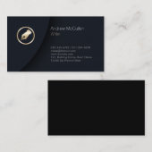 Writer Pen Icon Business Card Visitenkarte (Vorne/Hinten)