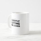 Writer Plotting Your Cameo Funny Author Book Quote Kaffeetasse (Vorderseite Links)