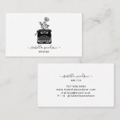 Writer Poet Business Card Visitenkarte (Vorne/Hinten)