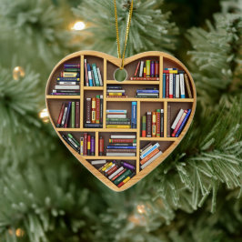 Writer Reader Bookaholic Books Lover Bookworm Keramik Ornament