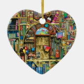 Writer Reader Bookaholic Books Lover Bookworm Keramik Ornament (Vorne)